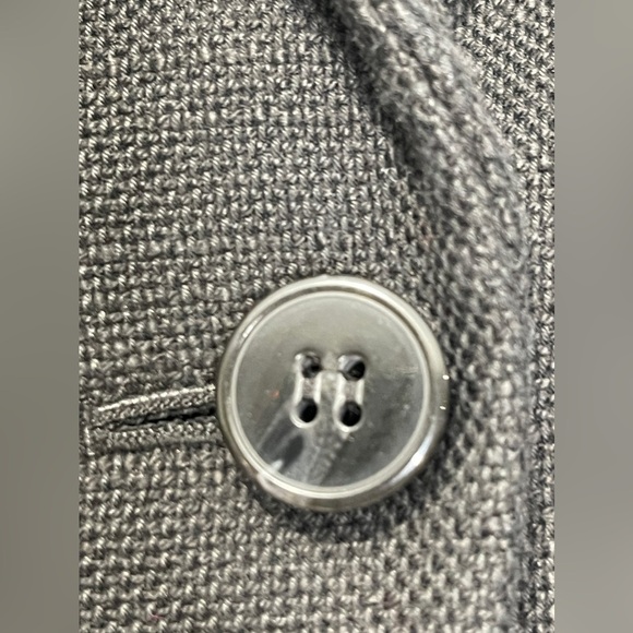 Theory Etiennette Item Canvas Sport Jacket Black Size 10 - Picture 7 of 8